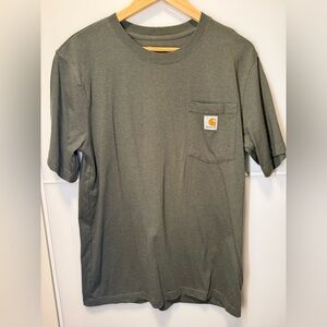 Carhartt Short-Sleeve Pocket Tee in Olive